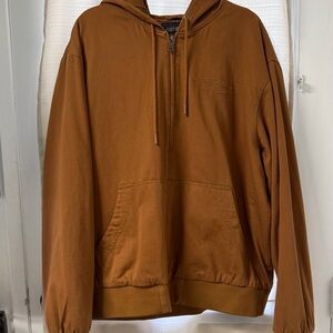 Men’s Harley-Davidson Bar & Shield Workwear Hooded Jacket, Size XL, Color Toffee